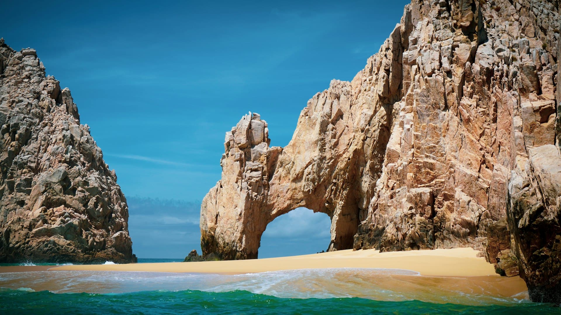 Cabo San Lucas skyline — private jet charter destination