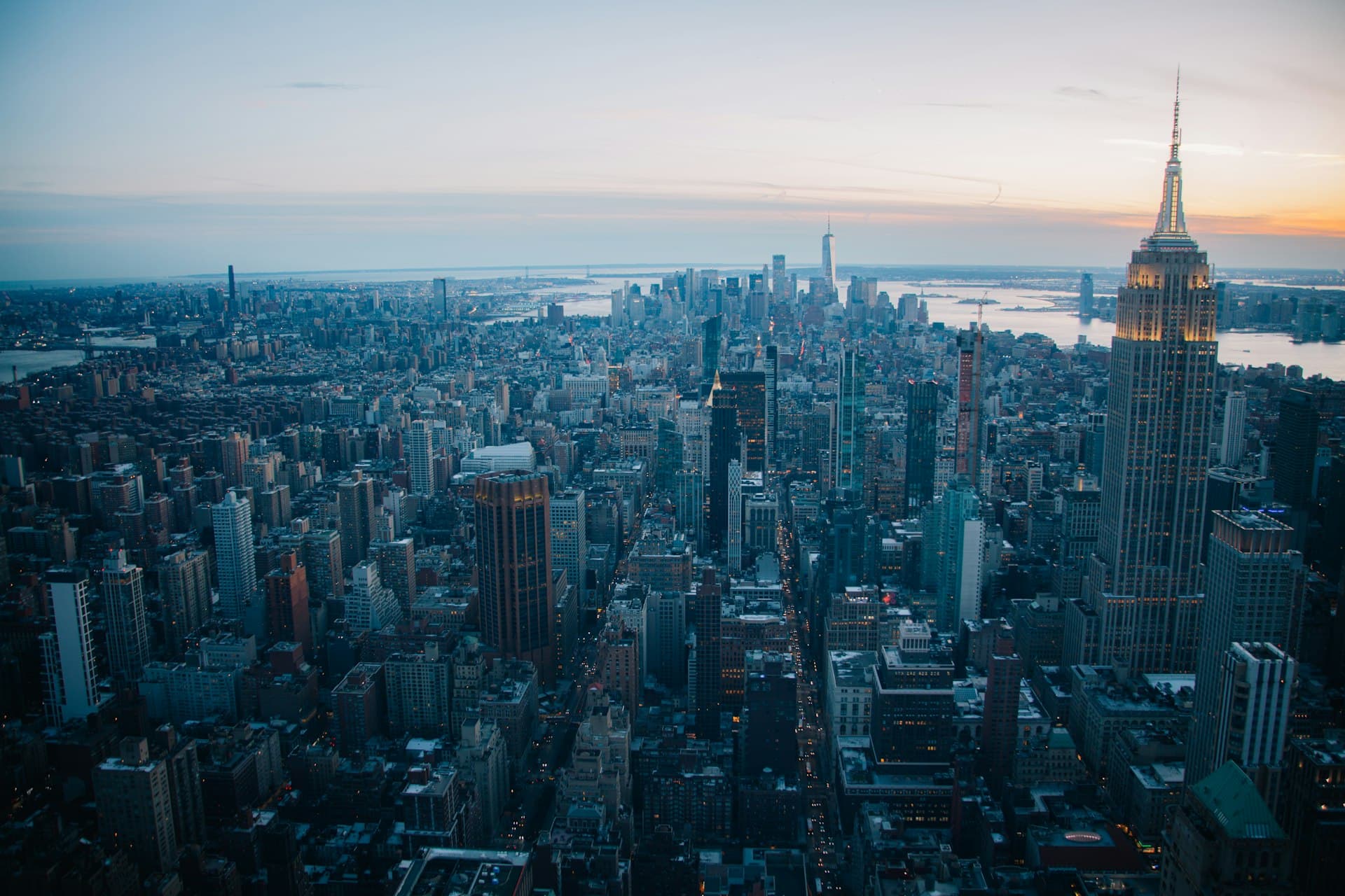New York skyline — private jet charter destination